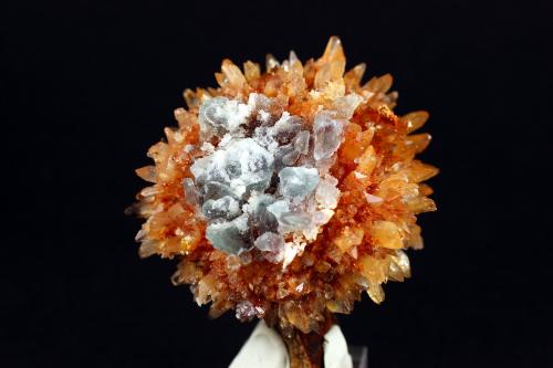 Creedite and Fluorite<br />Navidad Mine, Abasolo, Rodeo, Municipio de Rodeo, Durango, Mexico<br />8 x 7.5 x 5 centimeters<br /> (Author: Ricardo Melendez)