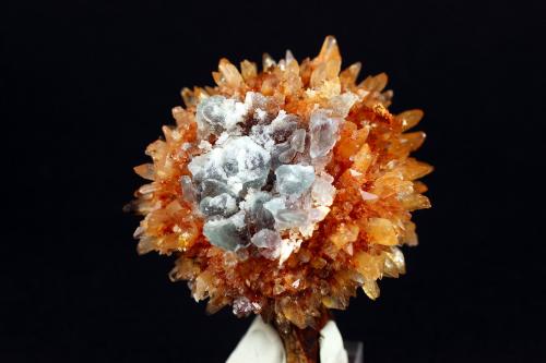 Creedite and Fluorite<br />Navidad Mine, Abasolo, Rodeo, Municipio de Rodeo, Durango, Mexico<br />8 x 7.5 x 5 centimeters<br /> (Author: Ricardo Melendez)