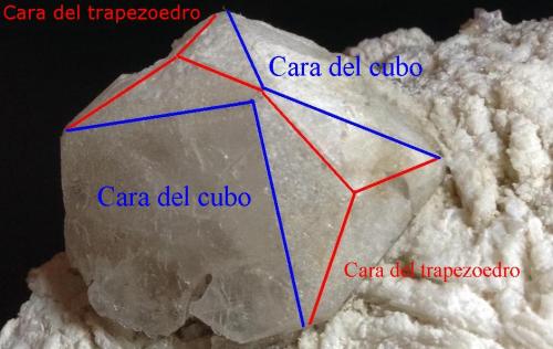 _Esquema cristal de Pollucita<br />Mawi Pegmatite, Nilaw-Kolum, Du Ab District, Nuristan Province, Afghanistan<br />14 x 8 x 5 cm<br /> (Autor: Antonio Alcaide)