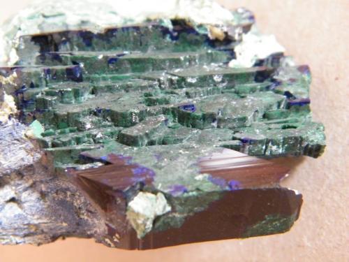 Azurite<br />Tsumeb Mine, Tsumeb, Otjikoto Region, Namibia<br />80x60x30mm<br /> (Author: Heimo Hellwig)