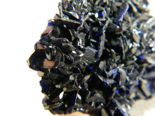 Azurite<br />Tsumeb Mine, Tsumeb, Otjikoto Region, Namibia<br />30x30x10mm<br /> (Author: Heimo Hellwig)