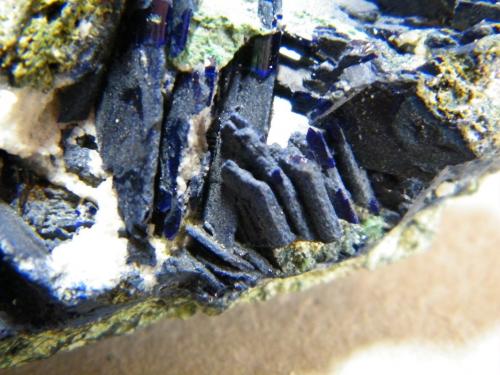 Azurite<br />Tsumeb Mine, Tsumeb, Otjikoto Region, Namibia<br />70x45x25mm<br /> (Author: Heimo Hellwig)