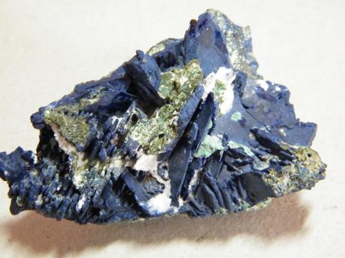 Azurite<br />Tsumeb Mine, Tsumeb, Otjikoto Region, Namibia<br />70x45x25mm<br /> (Author: Heimo Hellwig)