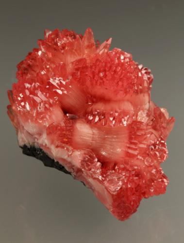 Rhodochrosite, Manganite<br />Mina N'chwaning I, Zona minera N'Chwaning, Kuruman, Kalahari manganese field (KMF), Provincia Septentrional del Cabo, Sudáfrica<br />39x29x27mm<br /> (Author: Fiebre Verde)