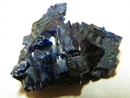 Azurite<br />Tsumeb Mine, Tsumeb, Otjikoto Region, Namibia<br />35x25x10mm<br /> (Author: Heimo Hellwig)