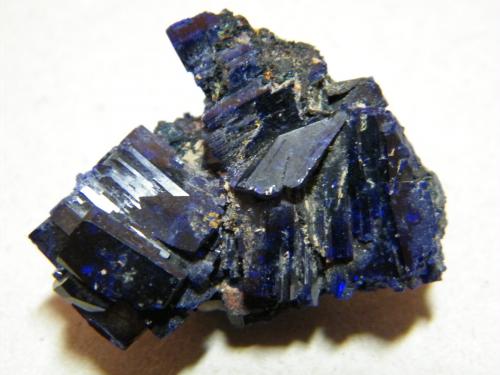 Azurite<br />Tsumeb Mine, Tsumeb, Otjikoto Region, Namibia<br />35x25x10mm<br /> (Author: Heimo Hellwig)