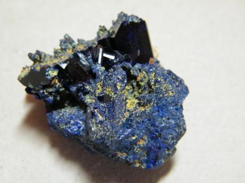 Azurite<br />Tsumeb Mine, Tsumeb, Otjikoto Region, Namibia<br />45x35x40mm<br /> (Author: Heimo Hellwig)