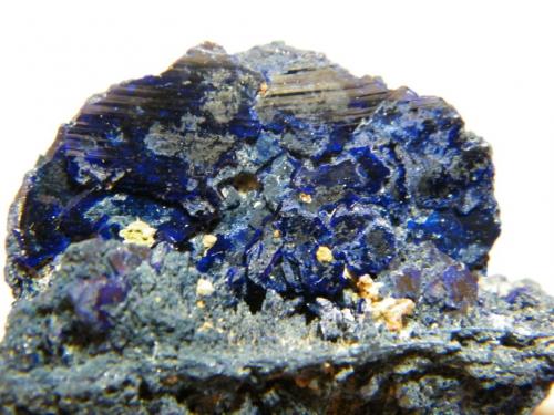 Azurite<br />Tsumeb Mine, Tsumeb, Otjikoto Region, Namibia<br />45x30x20mm<br /> (Author: Heimo Hellwig)