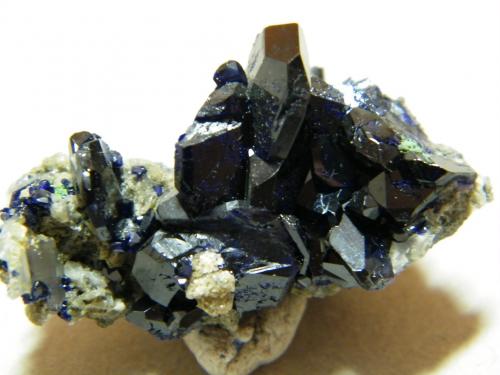 Azurite<br />Tsumeb Mine, Tsumeb, Otjikoto Region, Namibia<br />40x25x20mm<br /> (Author: Heimo Hellwig)