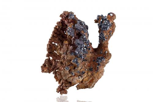 Copper and Cuprite<br />Mina Poteryaevskoe, Distrito Rubtsovsky, Altai Krai, Rusia<br />16,0	x	11,0	x	16,0	cm<br /> (Author: MIM Museum)