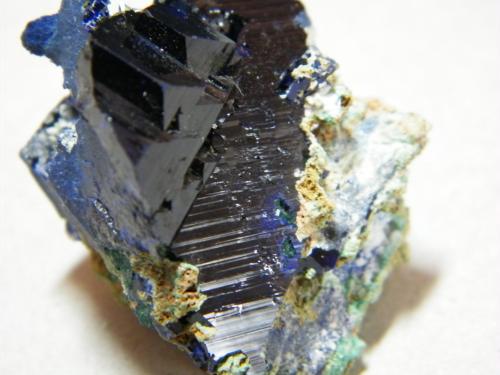 Azurite<br />Tsumeb Mine, Tsumeb, Otjikoto Region, Namibia<br />45x40x30mm<br /> (Author: Heimo Hellwig)