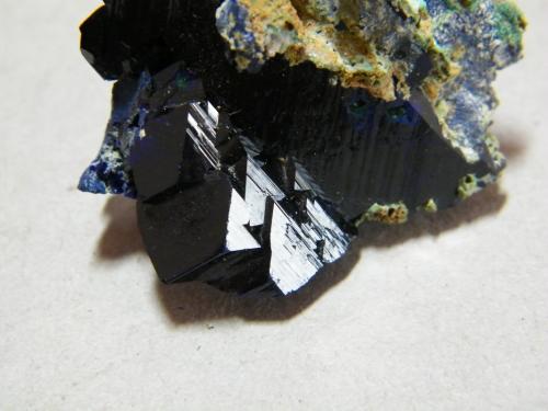 Azurite<br />Tsumeb Mine, Tsumeb, Otjikoto Region, Namibia<br />45x40x30mm<br /> (Author: Heimo Hellwig)