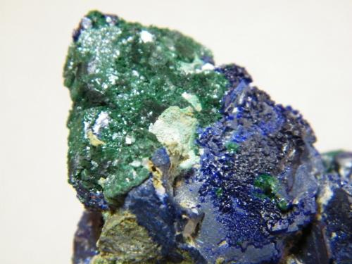 Azurite and Malachite<br />Tsumeb Mine, Tsumeb, Otjikoto Region, Namibia<br />70x80x40mm<br /> (Author: Heimo Hellwig)