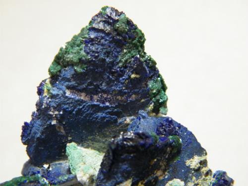 Azurite and Malachite<br />Tsumeb Mine, Tsumeb, Otjikoto Region, Namibia<br />70x80x40mm<br /> (Author: Heimo Hellwig)