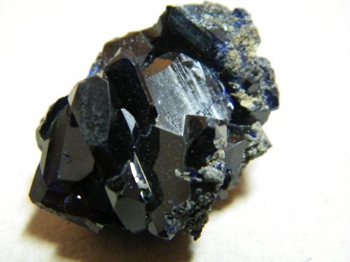 Azurite<br />Tsumeb Mine, Tsumeb, Otjikoto Region, Namibia<br />30x25x25mm<br /> (Author: Heimo Hellwig)
