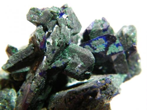 Azurite/Malachite<br />Tsumeb Mine, Tsumeb, Otjikoto Region, Namibia<br />45x45x35mm<br /> (Author: Heimo Hellwig)