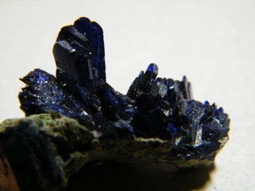 Azurite<br />Tsumeb Mine, Tsumeb, Otjikoto Region, Namibia<br />30x20x10mm<br /> (Author: Heimo Hellwig)