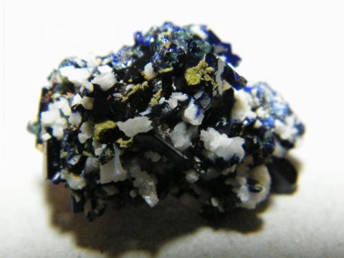 Azurite<br />Tsumeb Mine, Tsumeb, Otjikoto Region, Namibia<br />25x15x15mm<br /> (Author: Heimo Hellwig)