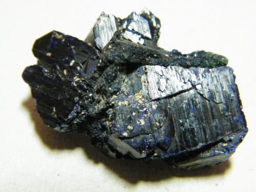 Azurite<br />Tsumeb Mine, Tsumeb, Otjikoto Region, Namibia<br />40x25x10mm<br /> (Author: Heimo Hellwig)