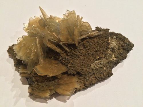 Barite<br />Jebel Ouichane mines, Beni Bou Ifrour, Nador, Nador Province, Oriental Region, Morocco<br />120 X 80 X 30 mm<br /> (Author: Robert Seitz)