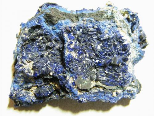 Azurite<br />Tsumeb Mine, Tsumeb, Otjikoto Region, Namibia<br />90x65x35mm<br /> (Author: Heimo Hellwig)