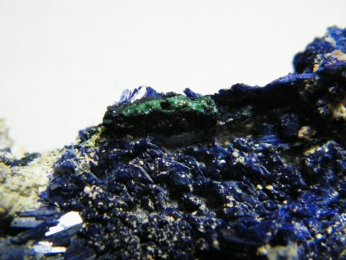 Azurite<br />Tsumeb Mine, Tsumeb, Otjikoto Region, Namibia<br />90x65x35mm<br /> (Author: Heimo Hellwig)