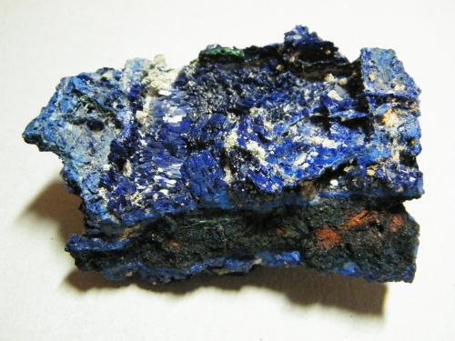 Azurite<br />Tsumeb Mine, Tsumeb, Otjikoto Region, Namibia<br />90x65x35mm<br /> (Author: Heimo Hellwig)