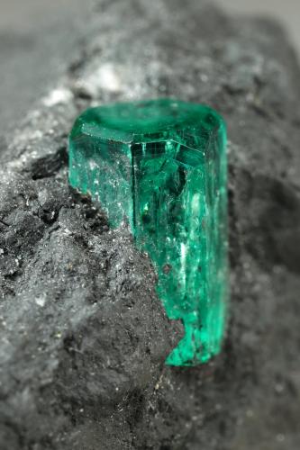 Beryl (variety emerald)<br />Muzo mining district, Western Emerald Belt, Boyacá Department, Colombia<br />37x20x32mm, xls=10 & 7.5mm<br /> (Author: Fiebre Verde)