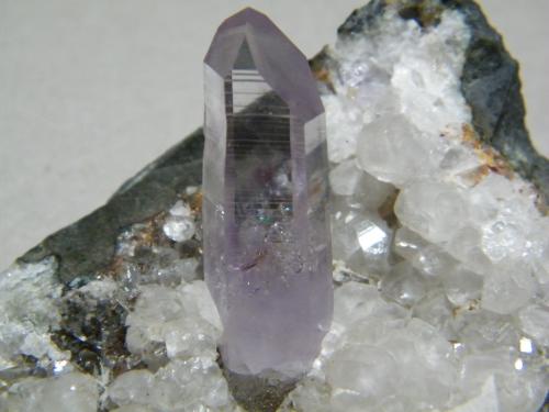 Quartz (variety amethyst)<br />Goboboseb Mountains, Brandberg area, Erongo Region, Namibia<br />70x60x50mm<br /> (Author: Heimo Hellwig)