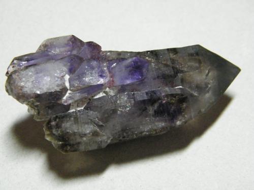 Quartz (variety amethyst)<br />Goboboseb Mountains, Brandberg area, Erongo Region, Namibia<br />40x70mm<br /> (Author: Heimo Hellwig)