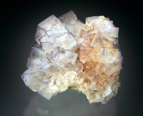 Fluorite<br />Gillheads Mine, Skyreholme, Pateley Bridge District, North Pennines Orefield, Yorkshire, England / United Kingdom<br />8x7x3 cm overall size<br /> (Author: Jesse Fisher)