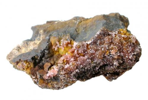 Rhodochrosite<br />Mina Vahlberger Zug, Rothemühle, Wenden, Olpe, Sauerland, Renania del Norte-Westfalia/Nordrhein-Westfalen, Alemania<br />5,5 x 4 cm<br /> (Author: Andreas Gerstenberg)