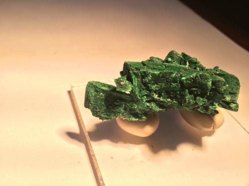 Malachite (after Azurite)<br />Milpillas Mine, Cuitaca, Municipio Santa Cruz, Sonora, Mexico<br />70 X 30 X 30 mm<br /> (Author: Robert Seitz)