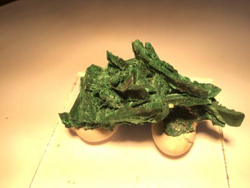 Malachite (after Azurite)<br />Milpillas Mine, Cuitaca, Municipio Santa Cruz, Sonora, Mexico<br />70 X 30 X 30 mm<br /> (Author: Robert Seitz)