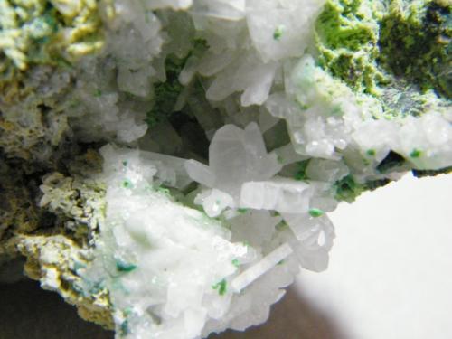 Malachite, Cerussite<br />Tsumeb Mine, Tsumeb, Otjikoto Region, Namibia<br />80x70x50mm<br /> (Author: Heimo Hellwig)