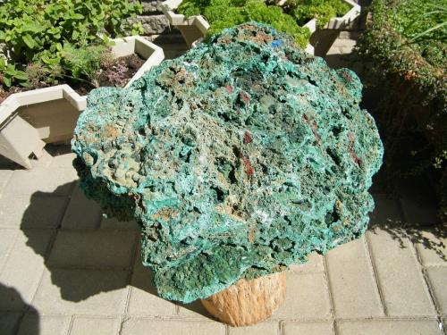 Malachite<br />Tschudi Mine, Otavi, Otjozondjupa Region, Namibia<br />380x160x300mm<br /> (Author: Heimo Hellwig)