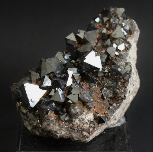 Magnetite<br />Cerro Huañaquino, Paco Grande, Tomás Frías Province, Potosí Department, Bolivia<br />60mm by 40 mm<br /> (Author: Philippe Durand)