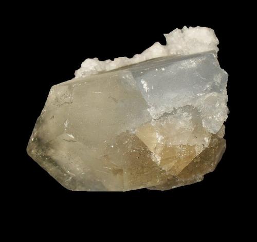 Celestine<br />Lehigh Portland Cement Co. Quarry, Mitchell, Lawrence County, Indiana, USA<br />5.1 cm x 3 cm x 3.9 cm<br /> (Author: Jamison Brizendine)