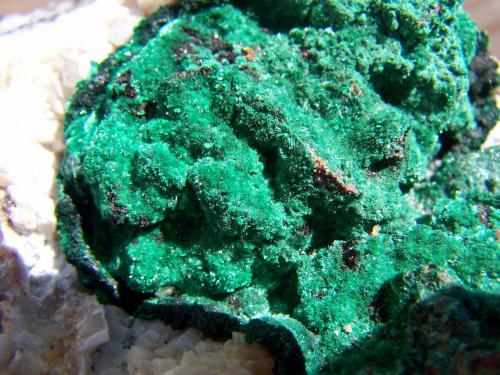 Malaquita<br />Azcárate Quarry, Eugui, Esteríbar, Comarca Auñamendi, Chartered Community of Navarre (Navarre), Spain<br />14 cm por 15cm<br /> (Autor: canada)