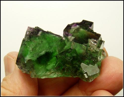 Fluorite<br />Okorusu Mine, Otjiwarongo District, Otjozondjupa Region, Namibia<br />46 x 31 x 23 mm<br /> (Author: Pierre Joubert)