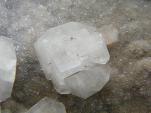 Calcite on Dolomite<br />Tsumeb Mine, Tsumeb, Otjikoto Region, Namibia<br />85x65x15mm<br /> (Author: Heimo Hellwig)