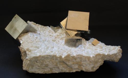 Pyrite<br />Mina Ampliación a Victoria, Sierra de Alcarama, Navajún, Comarca Cervera, La Rioja, España<br />150mm  x 80mm x 60mm<br /> (Author: Philippe Durand)