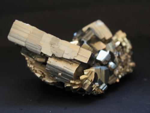 Pyrite<br />Niccioleta Mine, Massa Marittima, Grosseto Province, Tuscany, Italy<br />60mm x 35mm x 50mm<br /> (Author: Philippe Durand)