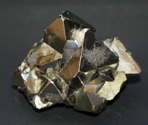 Pyrite<br />Mina Huanzala, Distrito Huallanca, Provincia Dos de Mayo, Departamento Huánuco, Perú<br />65mm x 55mm x 55mm<br /> (Author: Philippe Durand)