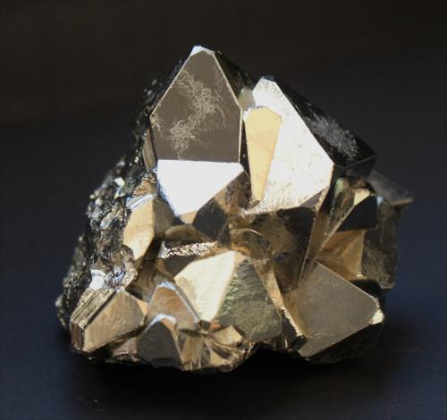 Pyrite<br />Huanzala Mine, Huallanca District, Dos de Mayo Province, Huánuco Department, Peru<br />65mm x 55mm x 55mm<br /> (Author: Philippe Durand)