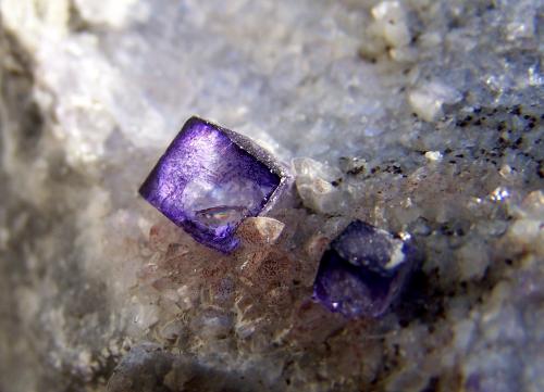 Fluorita<br />Yanci Quarry, Unanue, Igantzi (Yanci), Comarca Cinco Villas, Chartered Community of Navarre (Navarre), Spain<br />12cm por 9cm<br /> (Autor: canada)