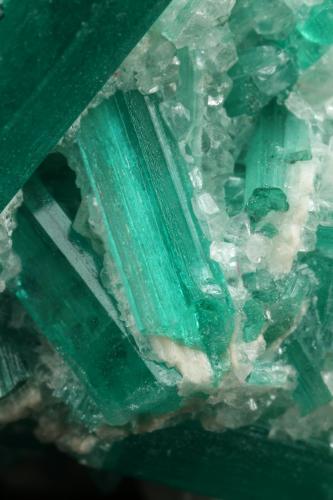 Beryl (variety emerald), Dolomite, Pyrite<br />Chivor mining district, Municipio Chivor, Eastern Emerald Belt, Boyacá Department, Colombia<br />42mm across, xls up to 14mm<br /> (Author: Fiebre Verde)