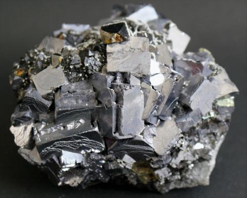 Galena<br />Krushev dol Mine, Madan mining area, Rhodope Mountains, Smolyan Oblast, Bulgaria<br />70mm x 70mm x 50mm<br /> (Author: Philippe Durand)