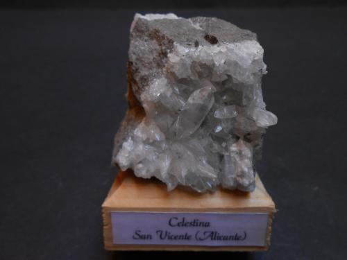 Celestina<br />Serreta Larga Quarry (Cemex Quarry), Serreta Llarga, Fontcalent, Alicante/Alacant city, Alicante/Alacant, Comarca Campo de Alicante, Alicante / Alacant, Valencian Community / Comunitat Valenciana, Spain<br />4 x 4 x 3,5 cm<br /> (Autor: Antonio Alcaide)