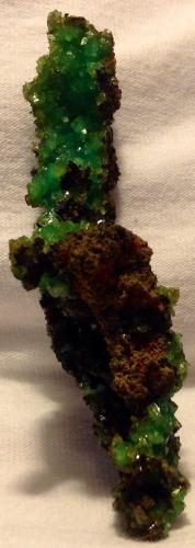 Adamite (variety cuprian adamite)<br />Mina Ojuela, Mapimí, Municipio Mapimí, Durango, México<br />8.89 cm<br /> (Author: JC)